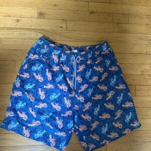 Peter Millar mens bathing suit. Great print. Size large.